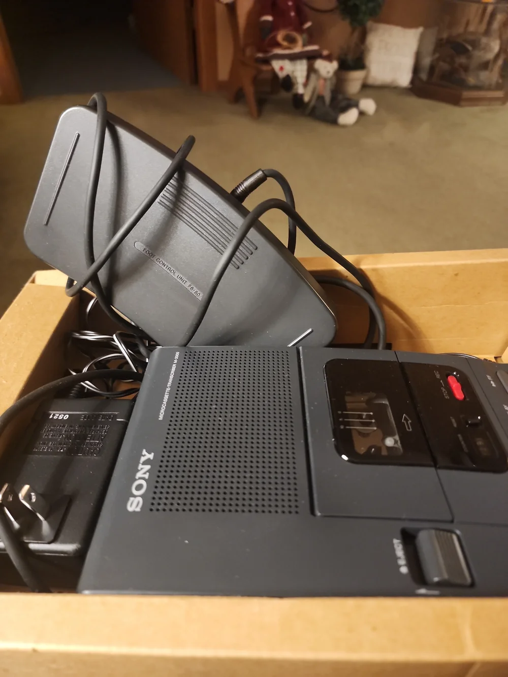 Sony Black Microcassette Transcriber M-2000 Style Recorder